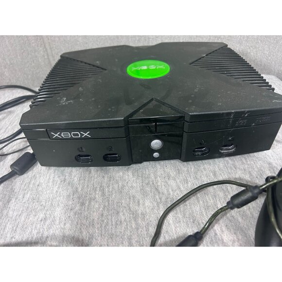 Microsoft Xbox 3 Console Set Fatty Duke With Controller Power Supply and AV Cabl - Picture 6 of 7